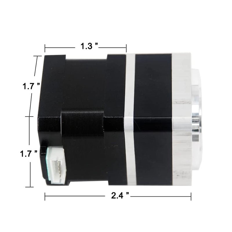 PGFUN Harmonic Gear Drive Reducer with Nema 17 Stepper Motor 1.4A 2 Arcmin Ratio 30:1 Rotary Gear Reducer - Image 3